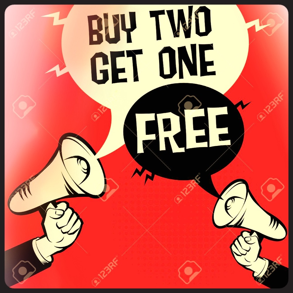 Buy Two Get One Of Equal Or Lesser Value Free - image 1